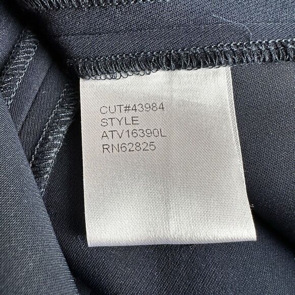 Tadashi Shoji Navy Blue Sequin Evening Gown Formal Dress 10 | Modest Wedding - Picture 6 of 10